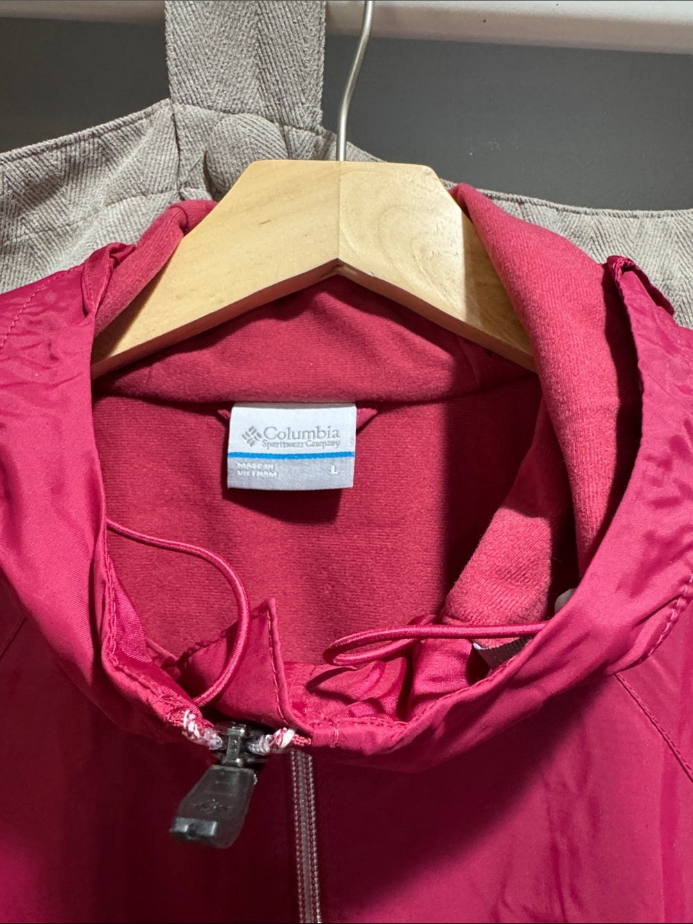 Columbia Hooded Shell Jacket - Raspberry - Picture 2 of 4